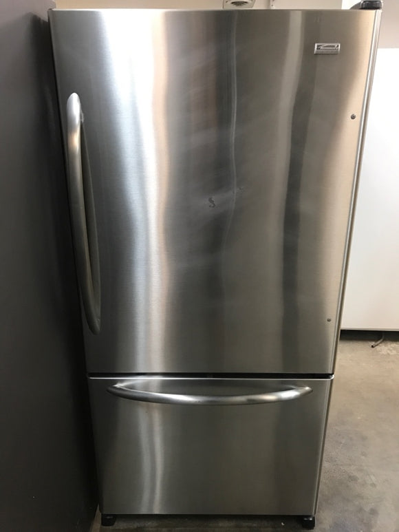 Kenmore Elite - 23 Cu.ft - Stainless - Refrigerator Bottom Freezer - 596.76263701 - Refurbished - 4872