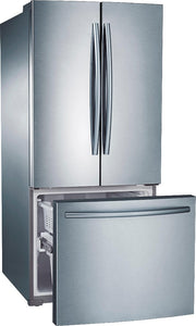 Samsung 22 Cu.ft Stainless Refrigerator French Door RF220NCTASR New (In Box) 5102234