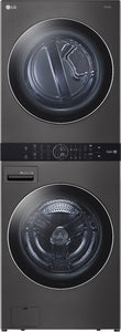 LG - Black Steel - Laundry Center Gas - WKGX201HBA - Scratch and Dent - 4636