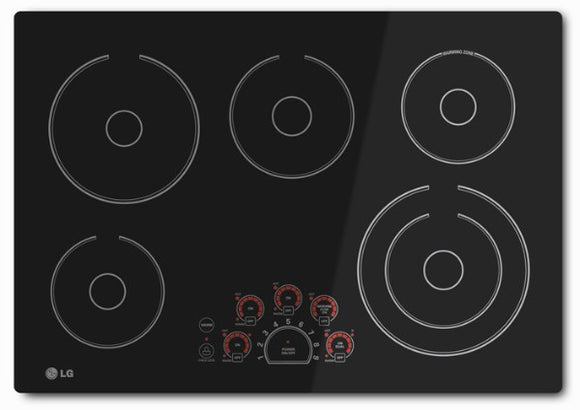 LG Black Cooktop Electric LCE3010SB New (In Box) 3510