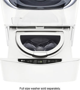 LG - White - Pedestal Washer - WD100CW - Scratch and Dent - 3927