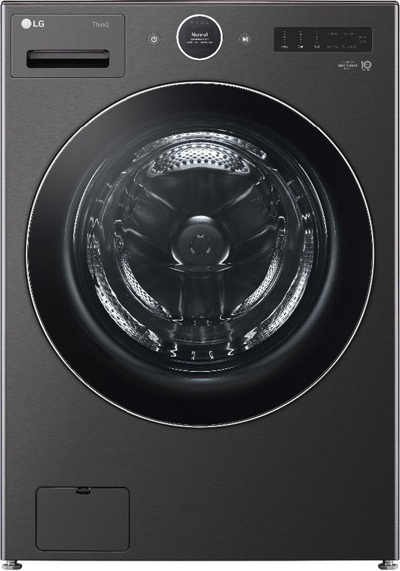 LG - 5 Cu.ft - Black Steel - Washer - WM6700HBA - Scratch and Dent - 4663 - Sold as Set