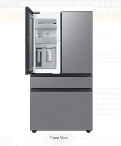 Samsung - 29 Cu.ft - Stainless - Refrigerator French Door - RF29BB8600QL - Scratch and Dent - 3594