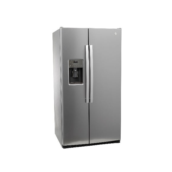 GE - 25.3 Cu.ft - Stainless - Refrigerator Side By Side - GSS25GYPFS - Scratch and Dent - 4725