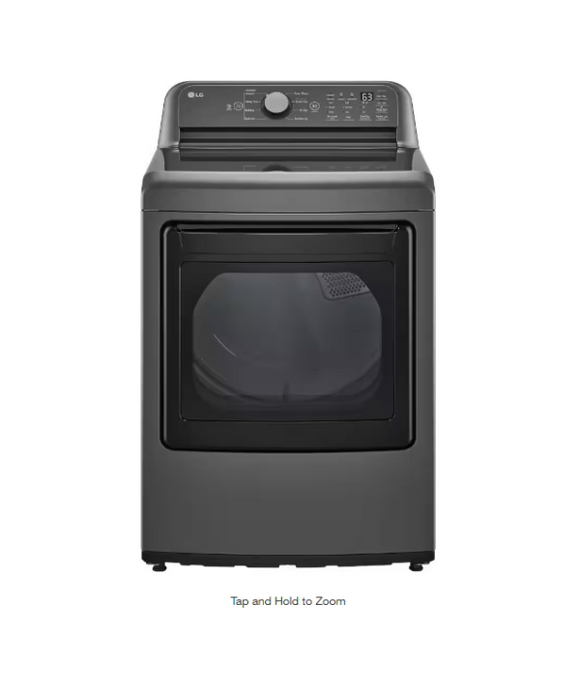 LG - 7.3 Cu.ft - Middle Black - Dryer Gas - DLG7151M - Scratch and Dent - 4807 - Sold as Set